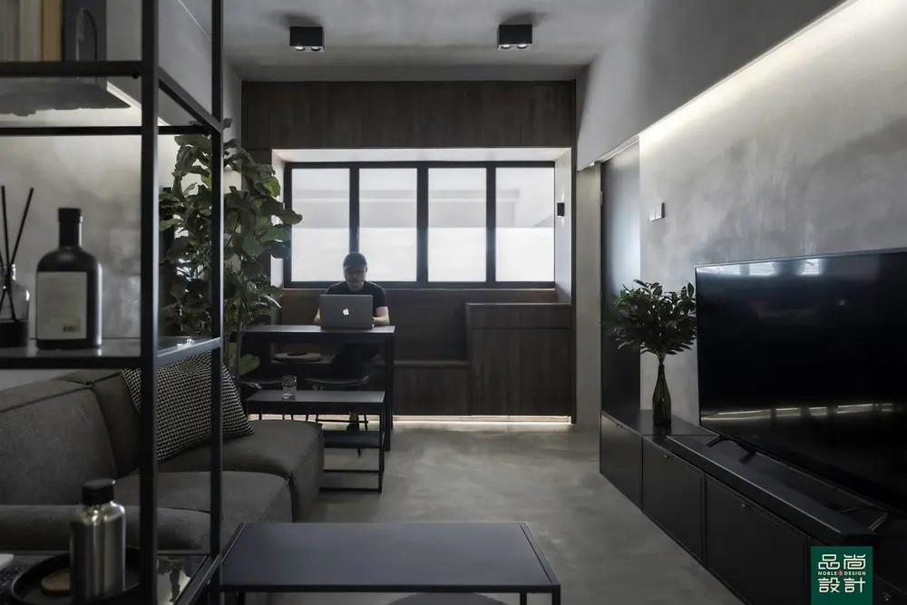 Modern Industrial Themed Bachelor Pad，品尚设计完工项目（第 5 张，共 31 张）