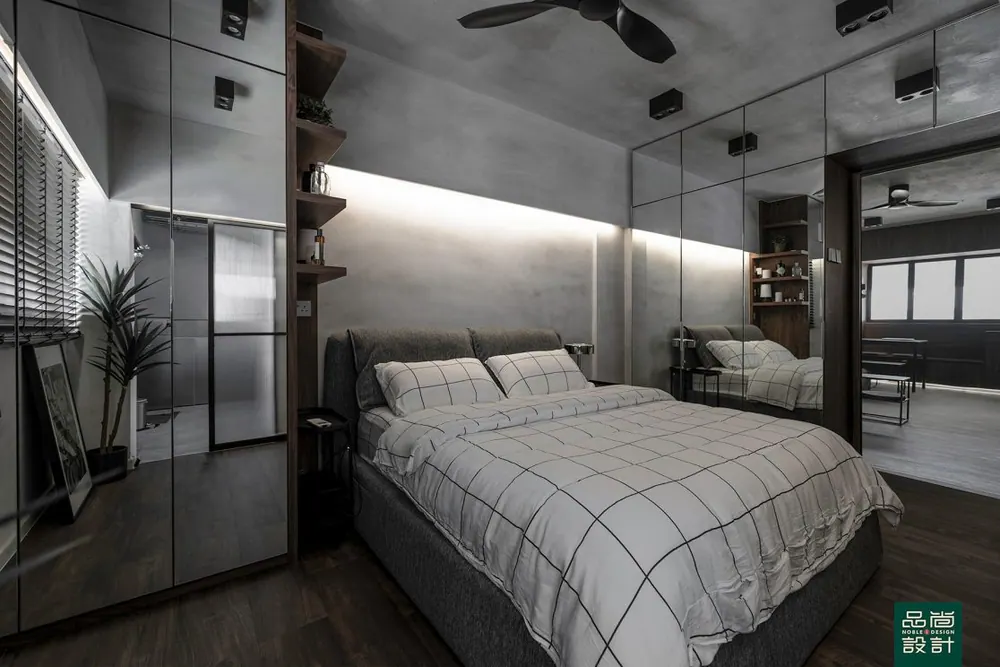 Modern Industrial Themed Bachelor Pad，品尚设计完工项目（第 23 张，共 31 张）