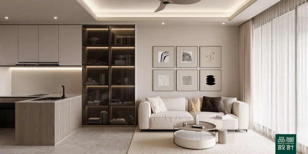 Living room in The Gazania 2 Bedroom — interior by Noble Interior Design