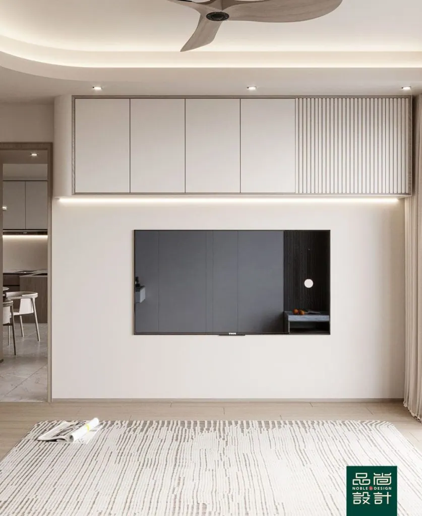 Master bedroom in The Gazania 2 Bedroom — interior by Noble Interior Design
