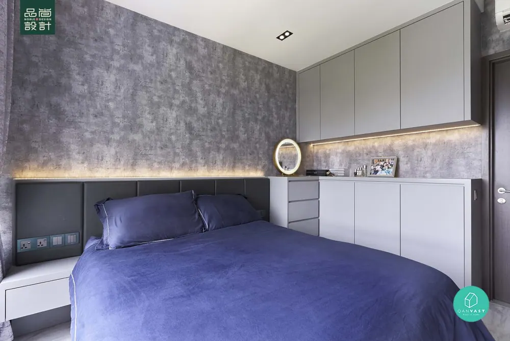Bedroom in Vue 8 Residences 2 Bedroom — interior by Noble Interior Design