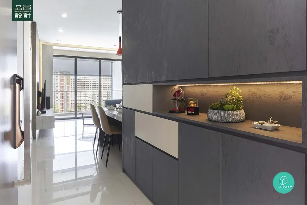 Vue 8 Residences 2 Bedroom — interior by Noble Interior Design