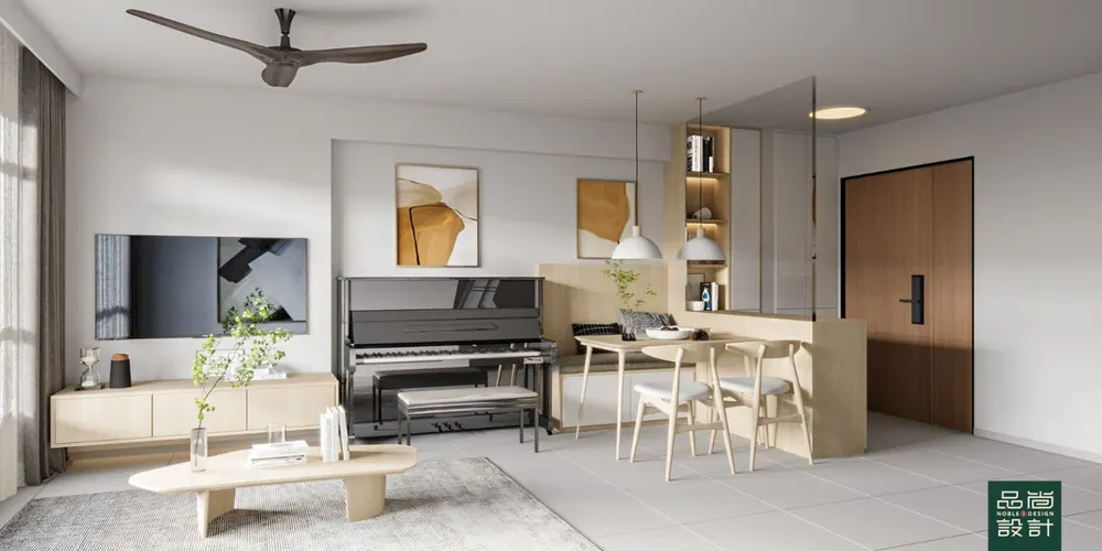 Waterway Sunrise 1 @ Punggol 4-room — interior by Noble Interior Design