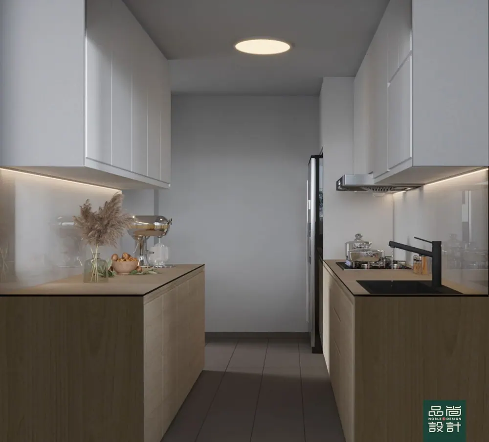 Waterway Sunrise 1 @ Punggol 4-room — interior by Noble Interior Design