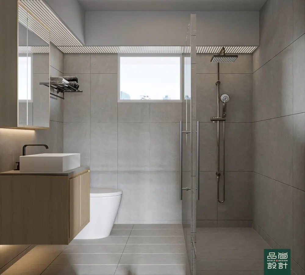 Waterway Sunrise 1 @ Punggol 4-room — interior by Noble Interior Design