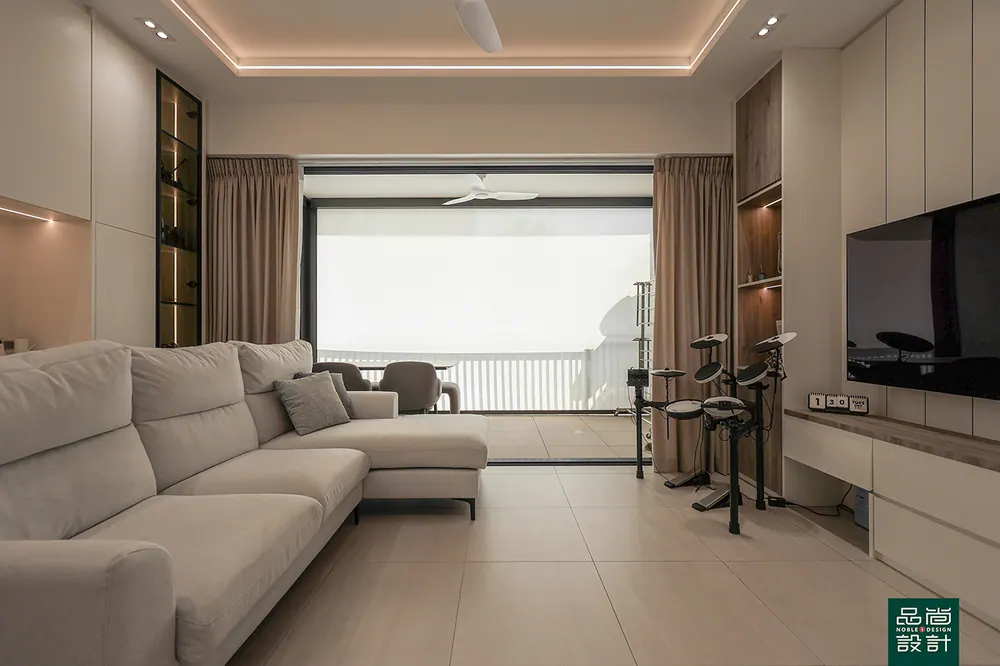 Woodleigh Residences 3 Bedroom — interior by Noble Interior Design