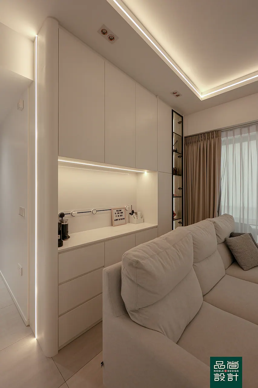 Woodleigh Residences 3 Bedroom — interior by Noble Interior Design