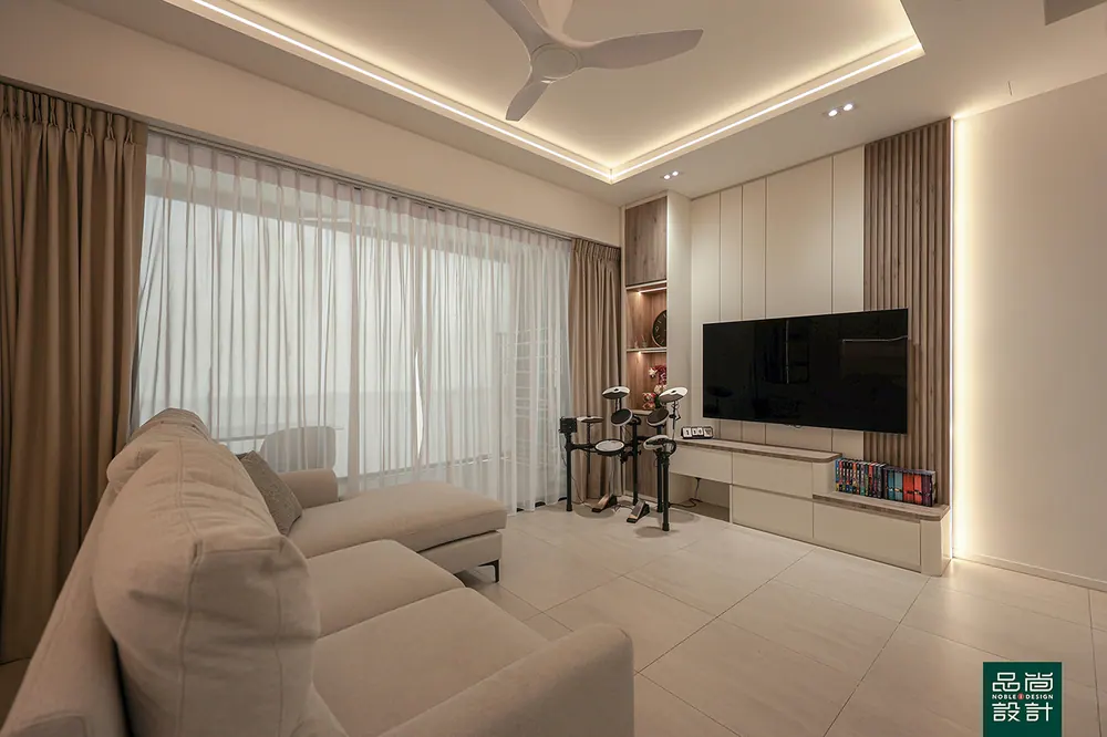 Woodleigh Residences 3 Bedroom — interior by Noble Interior Design