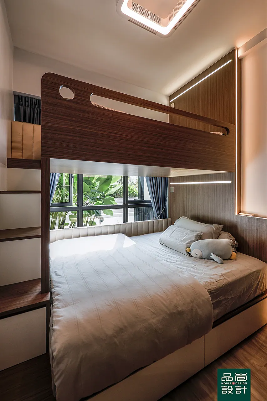 Woodleigh Residences 3 Bedroom — interior by Noble Interior Design