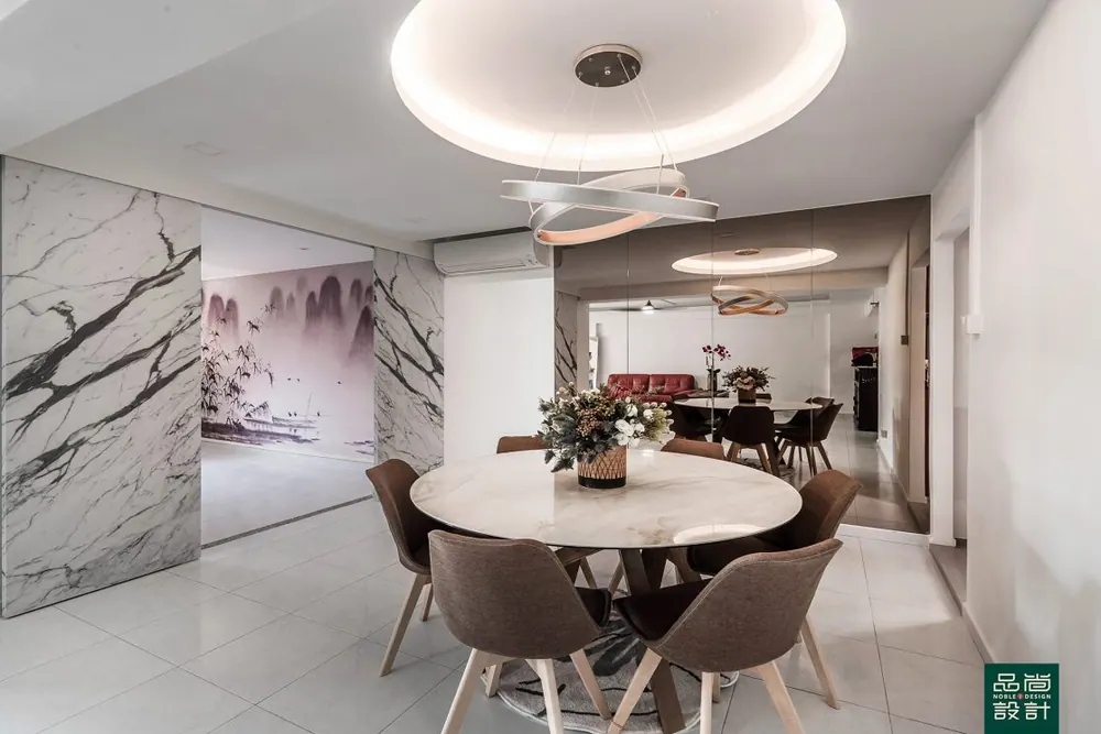 Dining area in Pasir Ris 5-room — interior by Noble Interior Design
