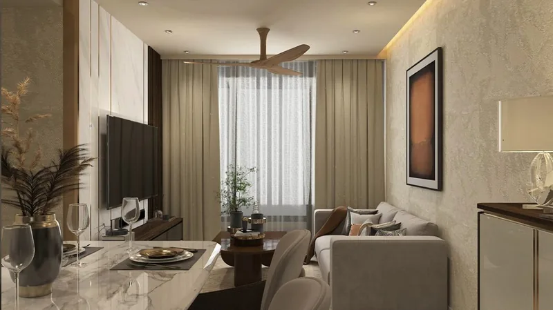 Stirling Residences 2+1 Bedroom — interior by Noble Interior Design