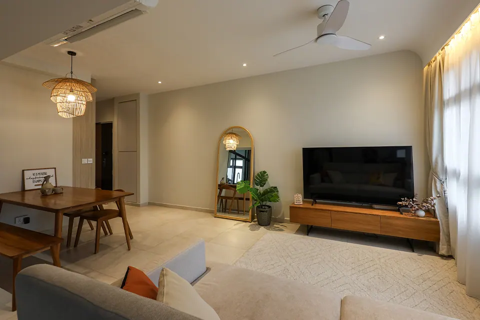 Woodleigh Hillside 4-room — interior by Noble Interior Design