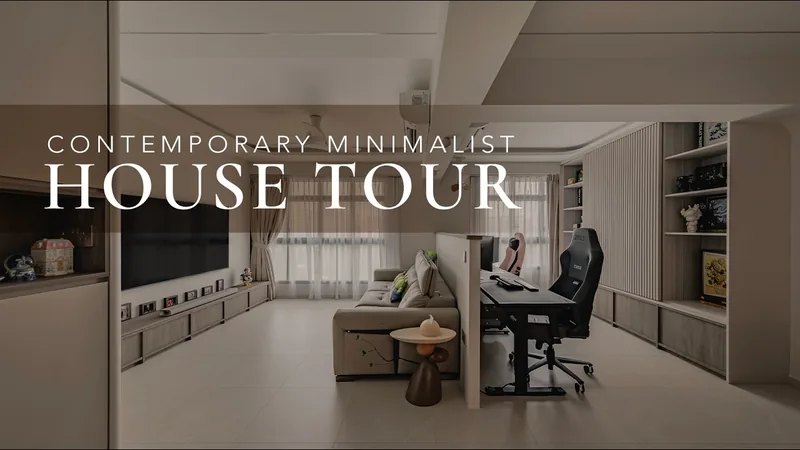 Singapore BTO Interior Design | Contemporary Minimalist | ParkView @ Bidadari